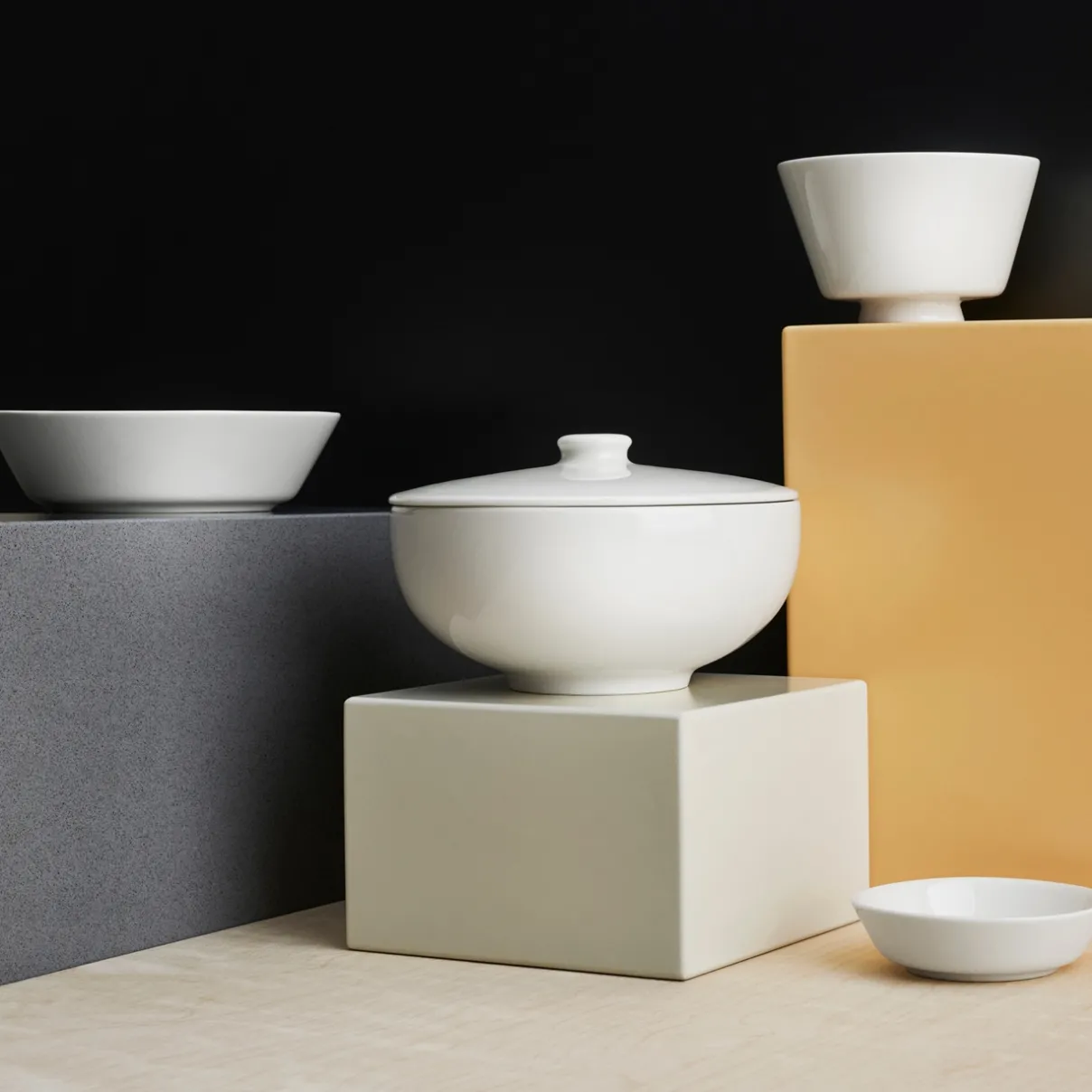 IITTALA Kulhot|Tarjoiluastiat-Riisikulho 0,3l valkoinen