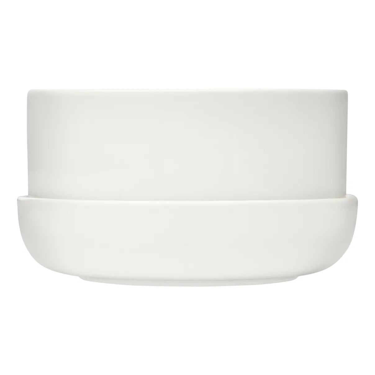 IITTALA Kukkaruukut-Ruukku ja vati M Valkoinen