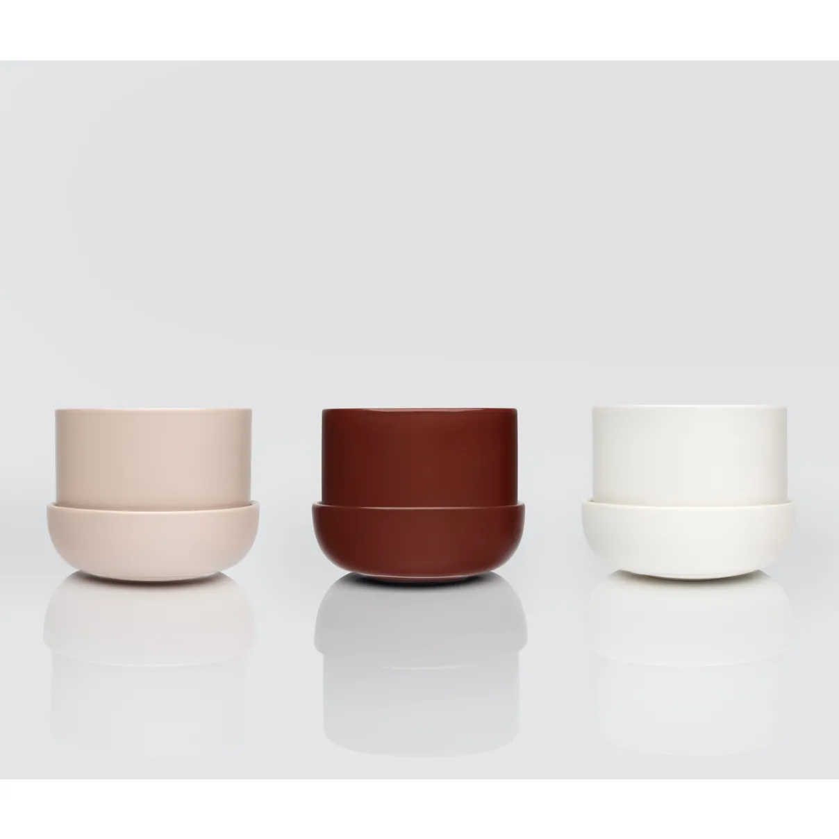 IITTALA Kukkaruukut-Ruukku ja vati S Valkoinen