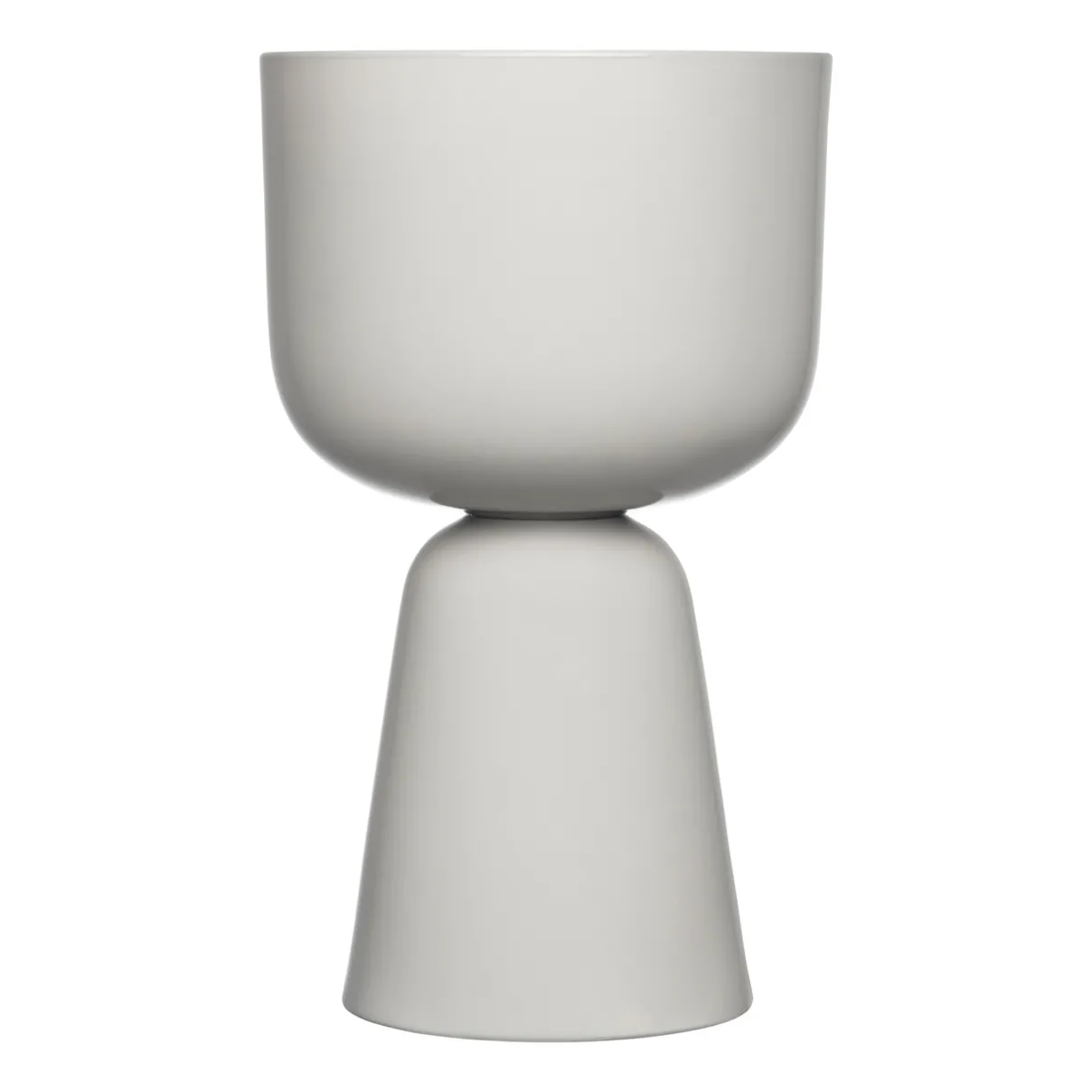 IITTALA Kukkaruukut-Ruukku vaalean jalallinen L Harmaa