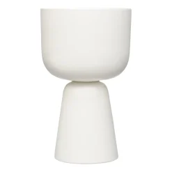 IITTALA Kukkaruukut-Ruukku valkoinen jalallinen M