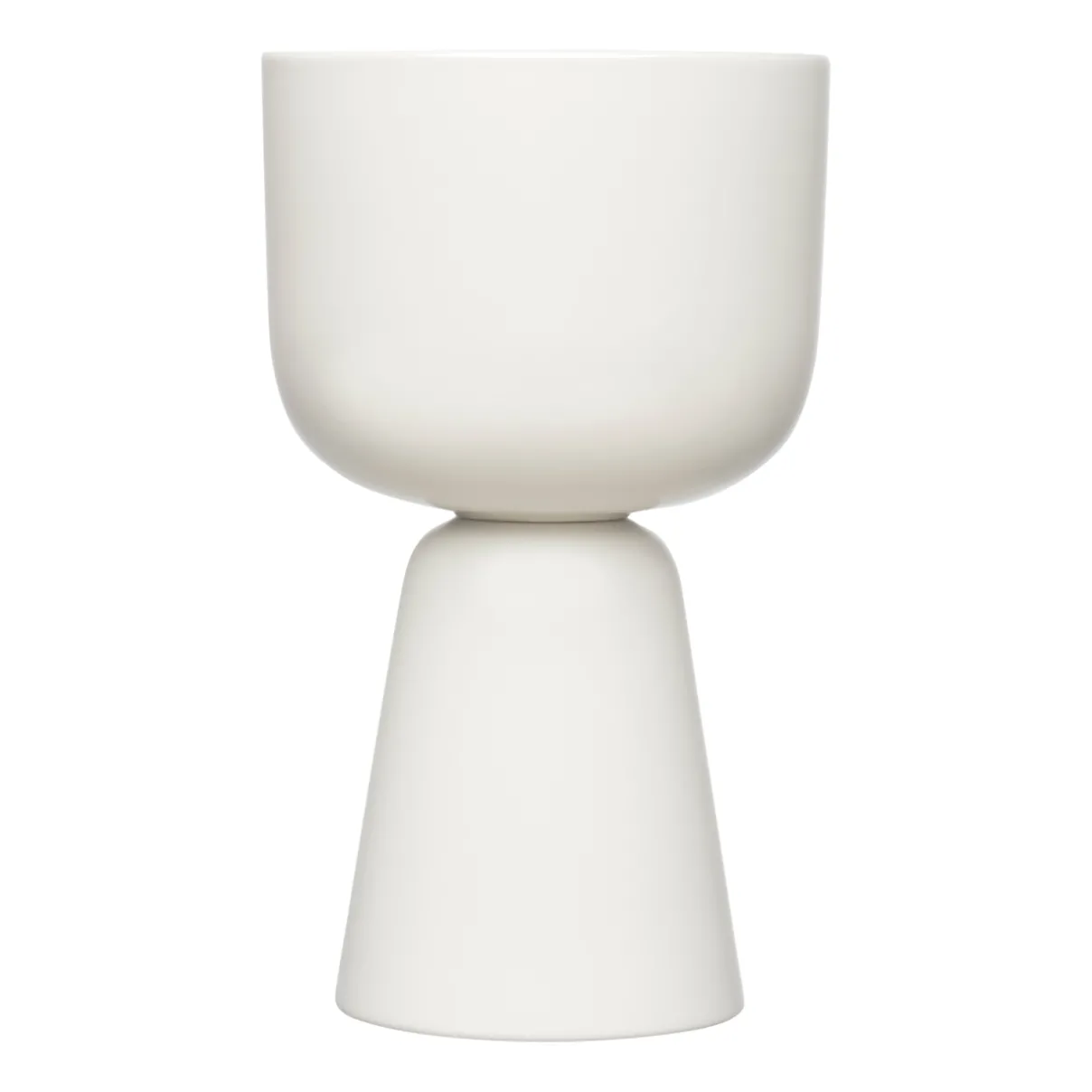 IITTALA Kukkaruukut-Ruukku jalallinen S korkea Valkoinen