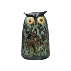 IITTALA Birds By Toikka|Taide-Esineet-Sarvipöllö 110x175mm havunvihreä Havunvihreä