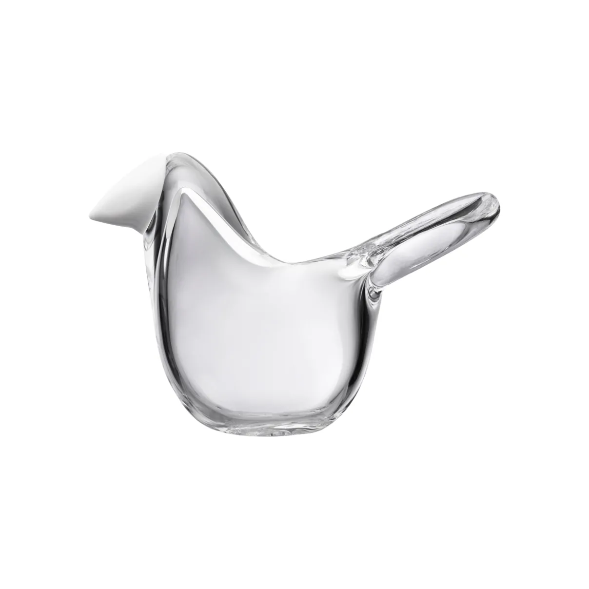 IITTALA Birds By Toikka|Taide-Esineet-Sieppo 95x60mm Kirkas/valkoinen