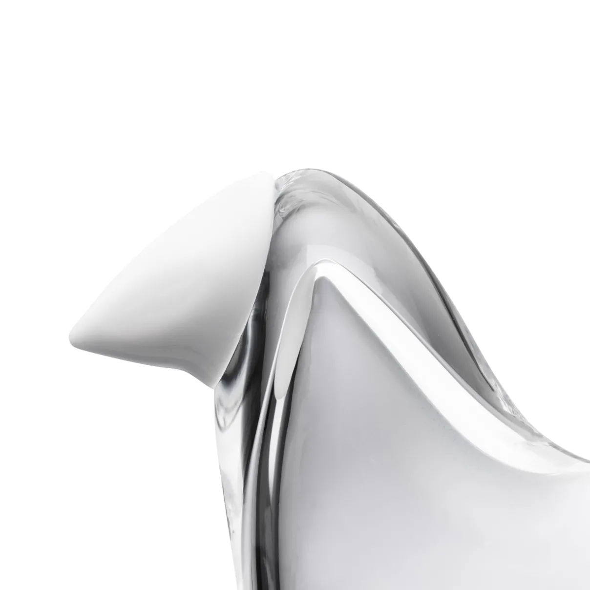 IITTALA Birds By Toikka|Taide-Esineet-Sieppo 95x60mm Kirkas/valkoinen