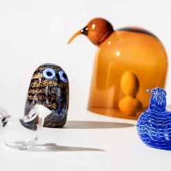 IITTALA Birds By Toikka|Taide-Esineet-Sieppo 95x60mm Kirkas/valkoinen