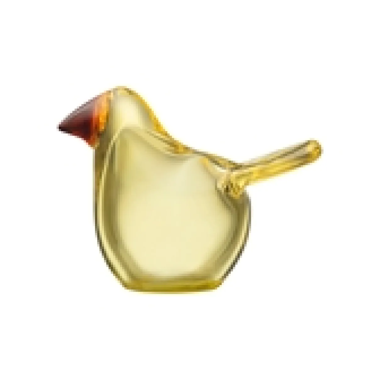 IITTALA Birds By Toikka|Taide-Esineet-Sieppo 95x60mm -kupari Sitruunankeltainen