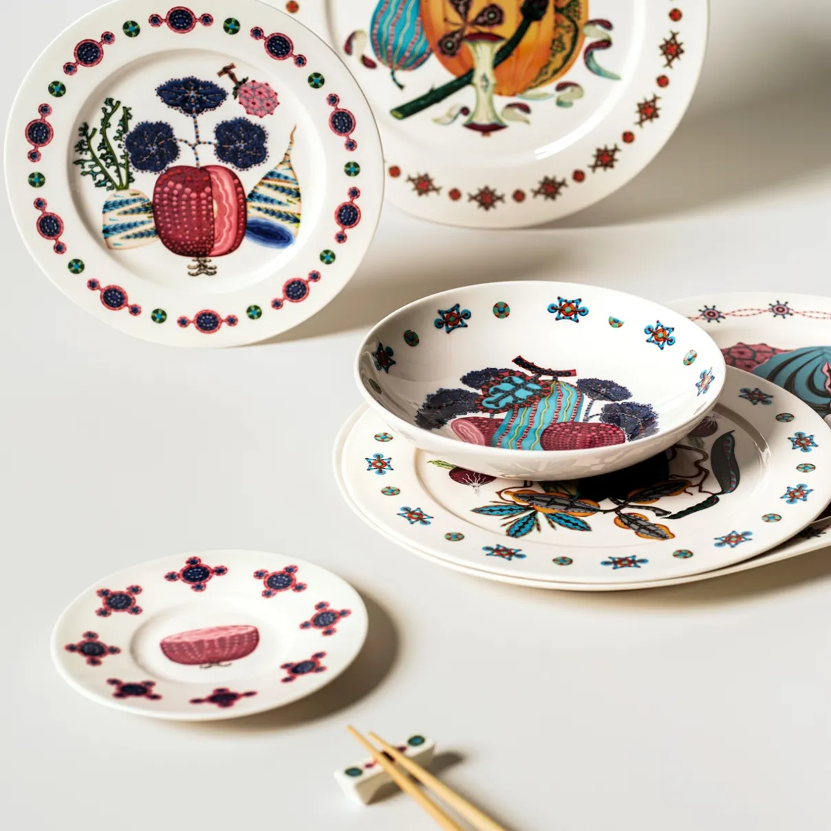 IITTALA Veitset, Lusikat Ja Haarukat|Aterinsetit-Syömäpuikkopidike 2kpl Sato