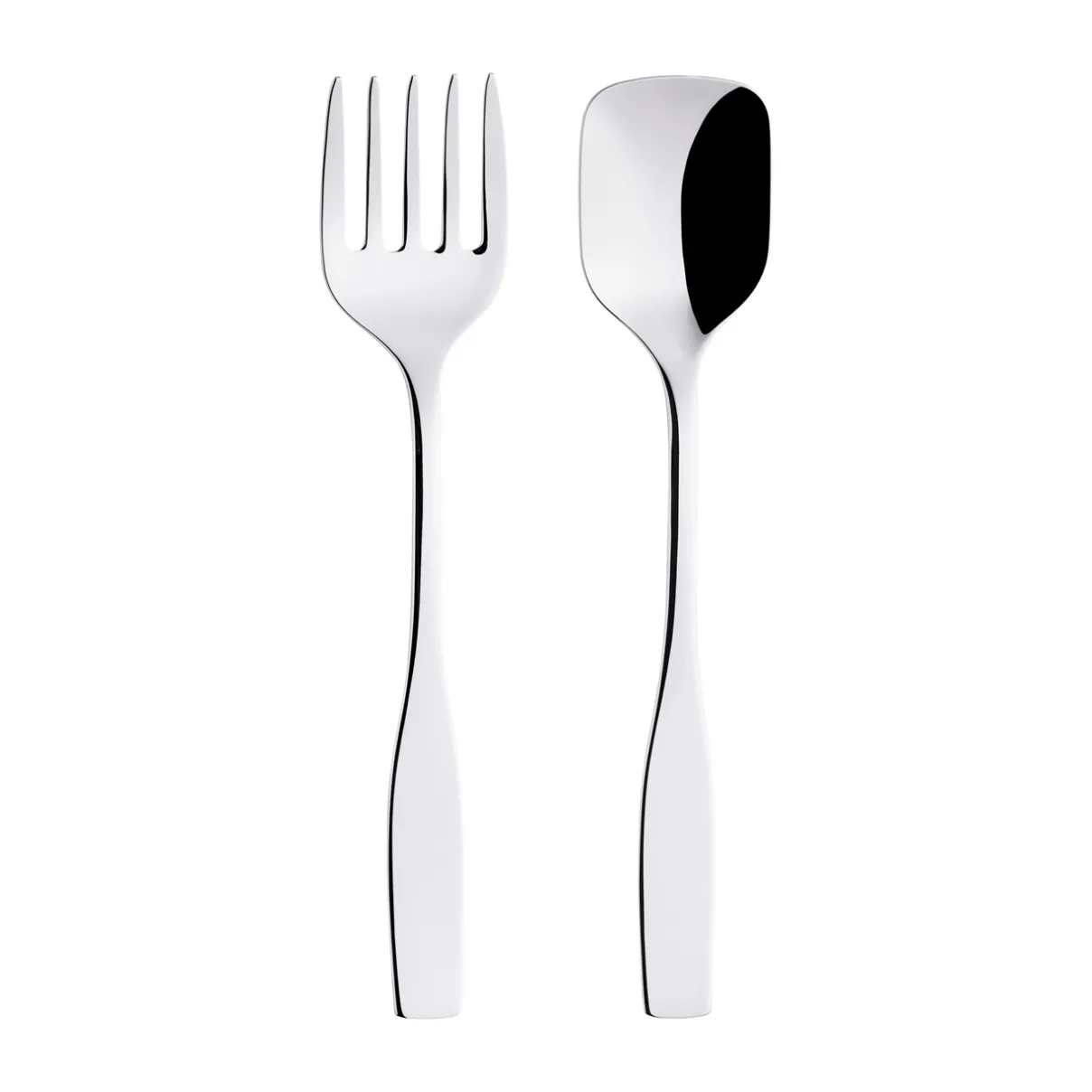 IITTALA Tarjoiluvälineet Ja Ottimet-Tarjoiluvälineet 2 osaa kiiltävä