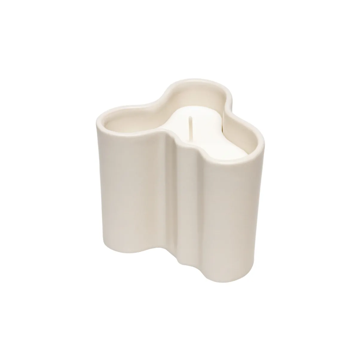 IITTALA Alvar Aalto -Kokoelma|Kynttilät-Tuoksukynttilä 8cm hiekka