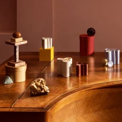 IITTALA Alvar Aalto -Kokoelma|Kynttilät-Tuoksukynttilä 8cm hiekka