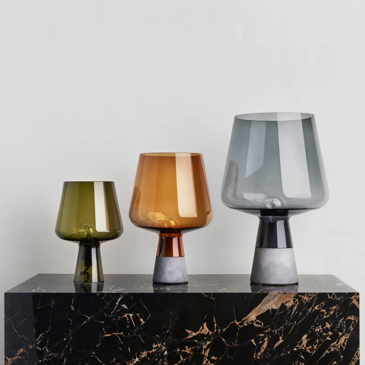 IITTALA Pöytävalaisimet-Valaisin 240x165mm sammaleenvihreä Sammaleenvihreä